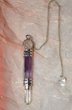 Purple Quartz Pendulum for Sale